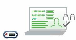 Unintentionally/ Intentionally the password is compromised or somebody hacks into his system Thus by using a Moserbaer OTP Token, additional layer of security is provided which keeps