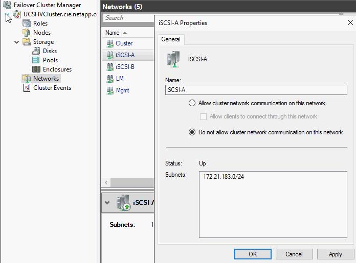 11. Repeat this process for the iscsi-b network. Configure Live Migration To configure live migration, complete the following steps: 1.