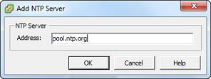 server and click OK. You can use pool.ntp.org as shown in the example. v.
