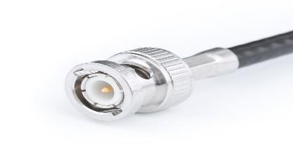 BNC Connector (Bayonet Nut Coupling) A commonly used plug and socket for audio, video and networking applications that provides a tight connection.
