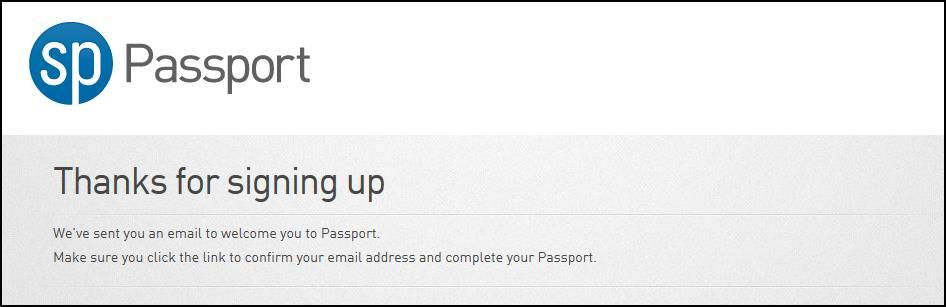 Select the communications you wish to receive and click on Create my Passport to complete the process. A message will appear confirming the creation of your Passport.