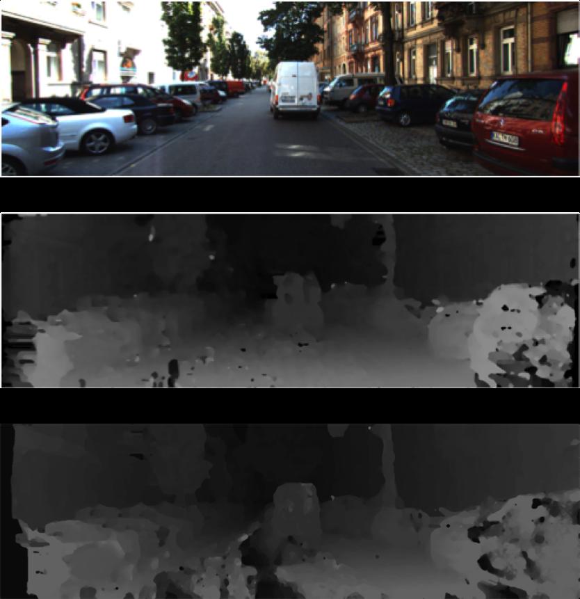 5 Fig. 12. 3D anaglyphs generated from the original left image and synthesized right view(top), synthesized left and right views (middle), and original stereo imagery (bottom) Fig. 10.