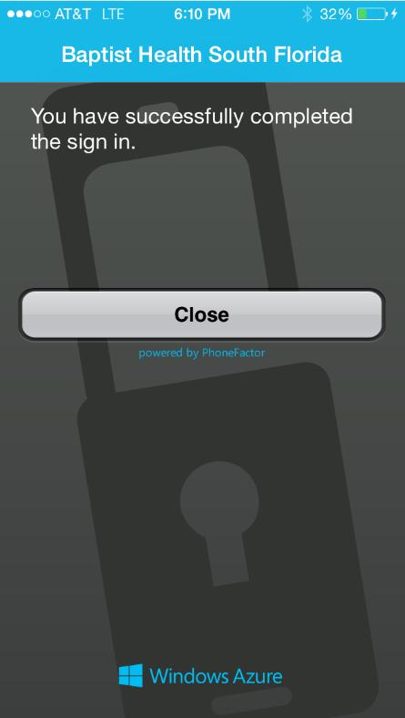 Authentication Mobile App Once you have