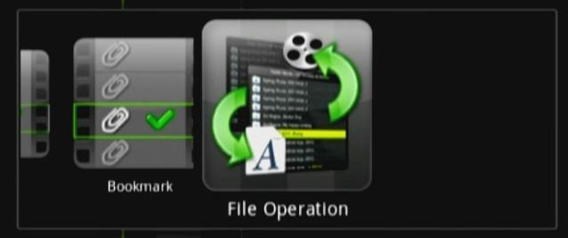 15.4 Using File Operation Rev 1.12 firmware provides the File Operation capability which enables COPY, MOVE, DELETE, RENAME and NEW FOLDER functions.