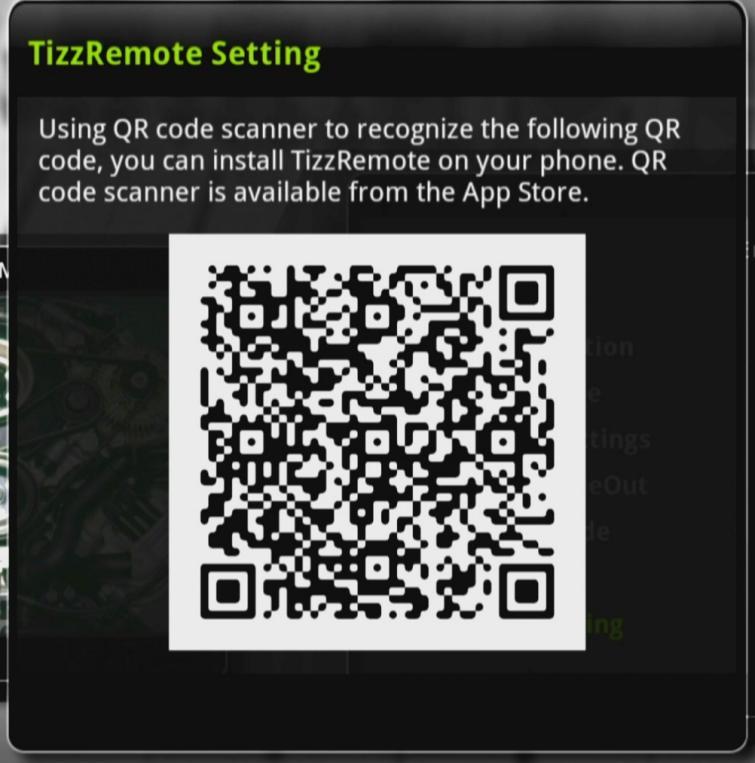 The TizzRemote itself is already on the Google Market, so you can directly download it at your