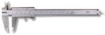 C A L I P E R S Vernier Calipers / Series Thumb Clamp Dimension -- Range L a b c d Inch/Metric mm mm mm mm mm -"/-mm 8. -8"/-mm 9.