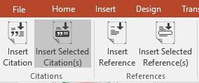 To insert references into your PowerPoint presentations: Open your EndNote library and your PowerPoint presentation (you should see the EndNote tab in PowerPoint).