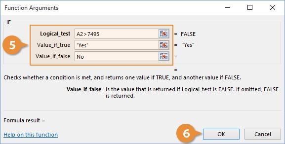 Logical Functions Logical functions evaluate conditions and return one value if the condition is true, and another value if it's false.