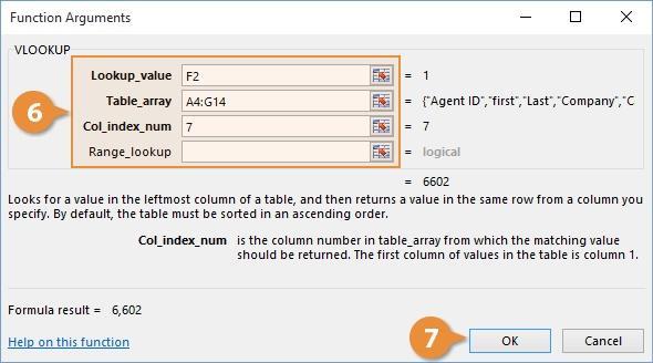 When it finds the value, it then looks across the row and returns the value in the column specified. VLOOKUP Click the cell where you want to add the VLOOKUP formula. Click Insert Function.