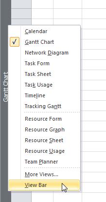 Page 11 - Project 2010 Foundation Level Tasks are listed in the left side, and the Gantt chart view is displayed to the right.