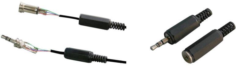 Use the male jack and female jack to extend the IR_RX cable like the picture below. 6. DIP switch for EDID setting. (Factory default setting: DIP in 000 mode, EDID are all 1080P stereo).