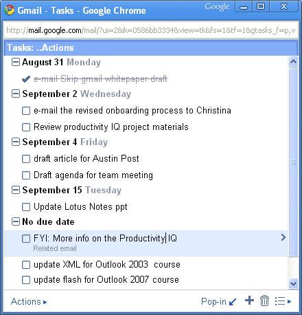4. Choose the Add to Tasks options. 5. Click on your Task list and find the task in the list. 6.
