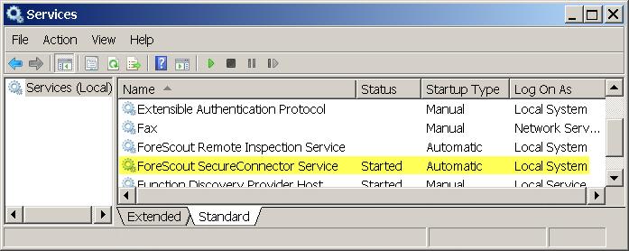 SecureConnector can run as an application or as a service, depending on how it is installed. Installation options are defined when running the Start SecureConnector action.