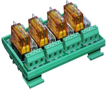 RM4-FAC The RM4-FAC is a 4 channel single pole change-over (SPCO) relay module. * Relay contacts rates at 240VAC, protected by 5 Amp fuse on common.