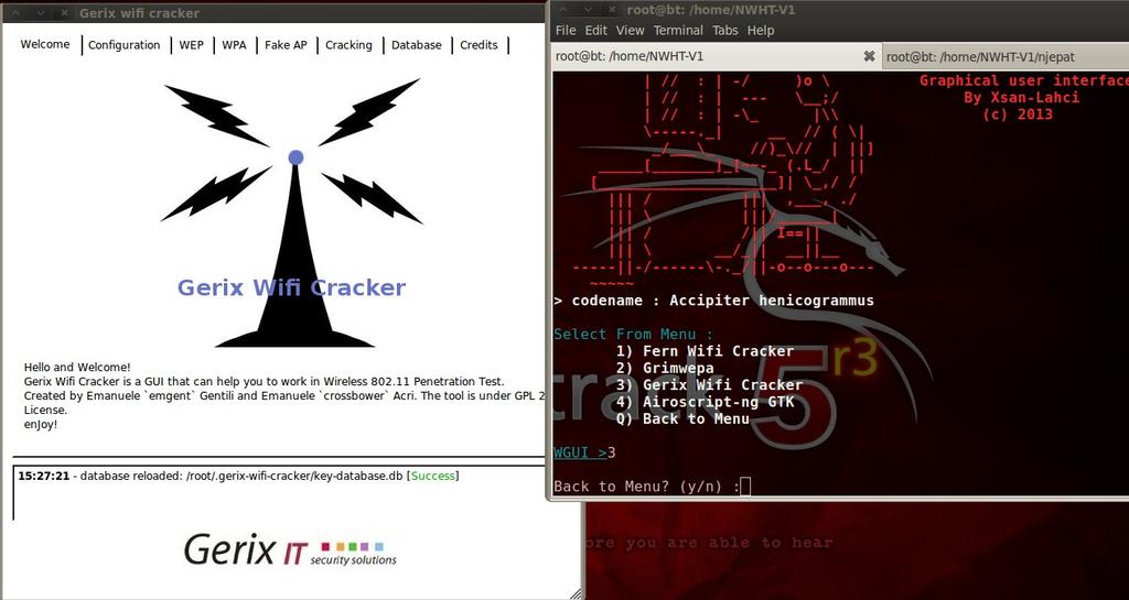 Gerix Wifi Cracker example used Gerix http://xsanlahci.