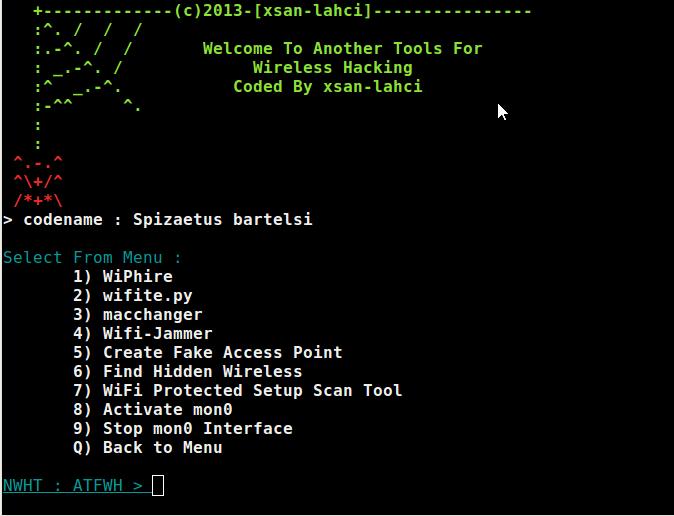 9 ) Another Tools For Wireless Hacking Thanks To : Thanks for your nice ideas and help to make this tool more useful,my God My Teacher Zee Eichel, Ikonspirasi, Mywisdom Nice Idea For Name AJ4l_13 All