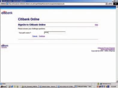 2. Click on Citibank Online button 3. You ll see an Internet Security Notice, please 4.