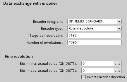 2 Encoder Connection to a Technology Module Example An SSI absolute value encoder with a resolution of 25 bit is used.