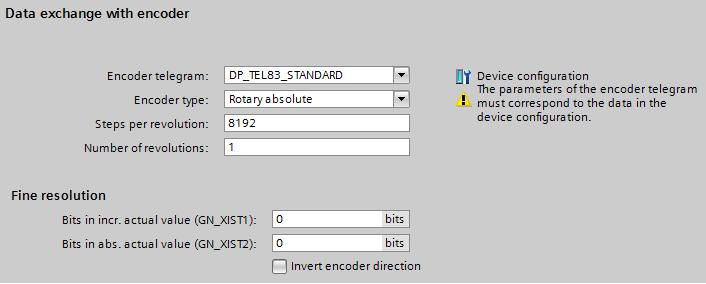 3 PROFINET/PROFIBUS Encoder Technology object Fine resolution Entry Whether the encoder uses bits for the fine resolution has to be found out in the encoder documentation. 3.