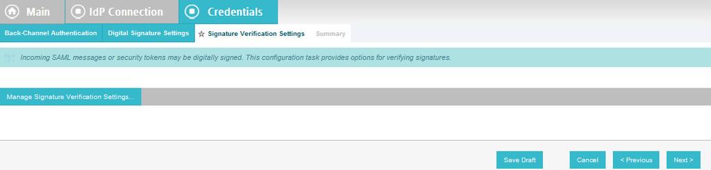 39. On the Signature Verification Settings