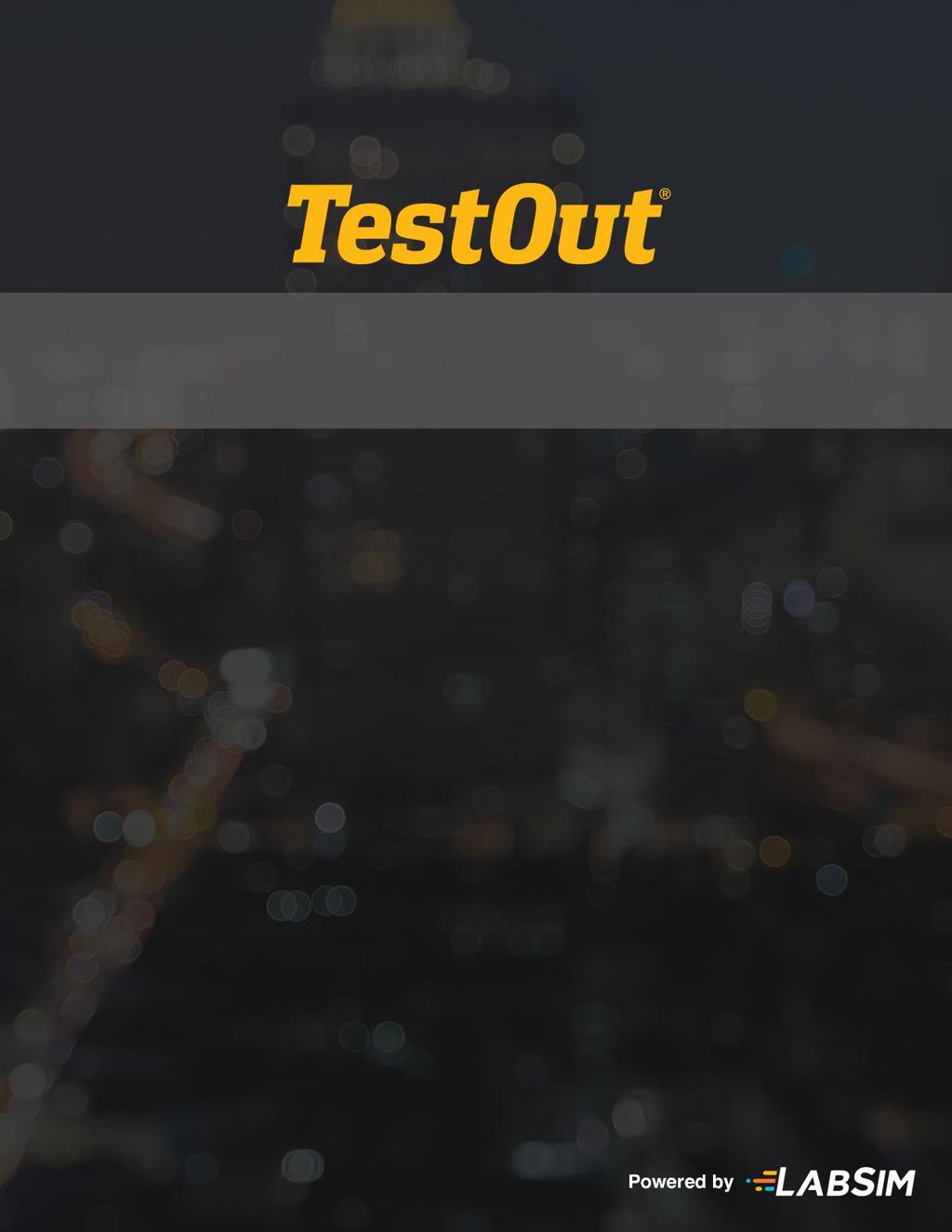 TestOut Desktop Pro Plus - English