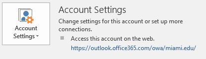 Adding an Additional Mailbox Outlook 2013/2016 1.