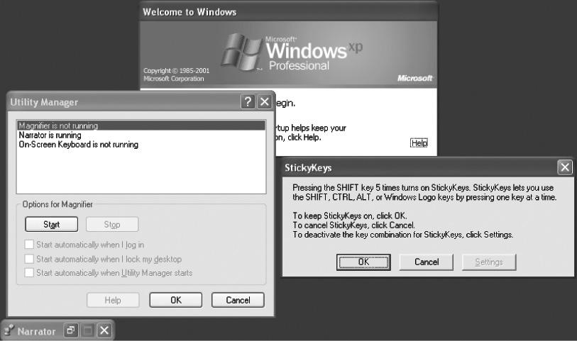 Hacking Windows OS 3 These key sequences work in Windows 2000, XP, 2003, Vista, 2008, and Windows 7. Sethc.exe and Utliman.