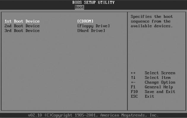 8 Defense against the Black Arts could result in the computer not booting. The layout of the BIOS utility will vary depending on the manufacturer.