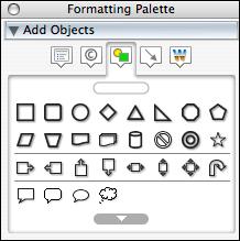 Choose a category and click on a shape that you would like to insert (You will notice that your cursor is now a + ). c. Click and drag your mouse to create your object.