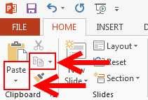 Insert a Table from Word or Excel Open the Word document or Excel worksheet. Select the chart.