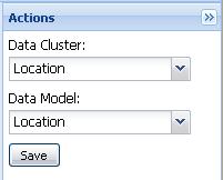 Browsing entities in a specific data container From the Data Container list, select the required data container. From the Data Model list, select the required data model.