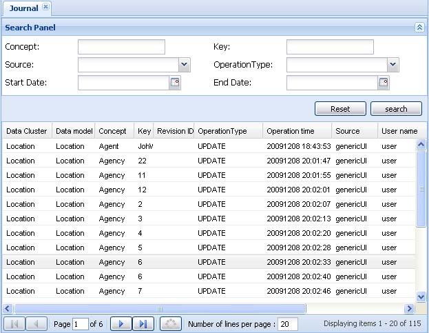 Viewing log files for all data records 3.4 Viewing log files for all data records The log file lists descriptions of every event associated with each data record in the MDM hub.