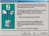 5. The drivers that Windows 2000 uses are not digitally signed by Microsoft and