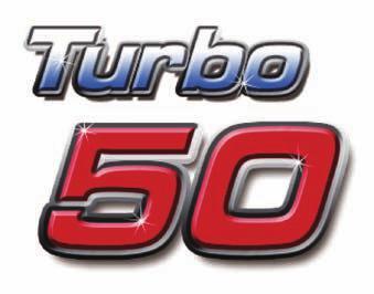 System Performance boosts up to 50% increase Simply click the Turbo 50 button in BIOS, the system performance will boost up to 50% increase by automatically overclocking CPU, Memory, GPU frequency