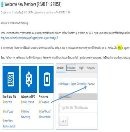 RealSense Community Issue Submission - Customers need to login on the Intel RealSense Community - RealSense Community Link: https://communities.intel.