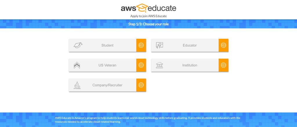 Krzyzanowski 2 Visit https://aws.amazon.com/education/awseducate/, sign up and create your account.