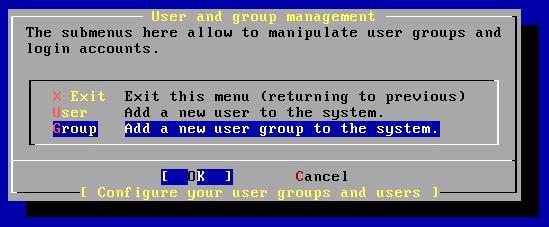 5. Post Installation: User Management (1) Create a