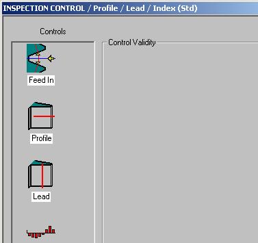 Chapter 4: Inspection Control Inspection Control is the screen in which the measurement strategy for the gear is defined.