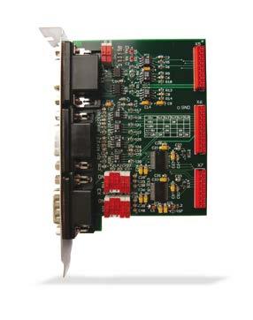 16 Accessories optocontrol IF2008 - PCI interface card Particular benefits 4x digital signals and two encoders with basic printed circuit board Additional expansion board for a