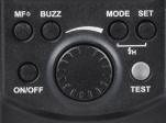 When OF is shown on the LCD display, it means no flash output and flash firing is turned off.. M Mode: Manual Mode Press MODE Selection Button (7) to enter M mode.