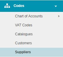 6. Supplier Details Export (including PO and Remittance Email) An export to Excel has been added to the suppliers View List in Codes.