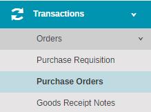9. Purchase Order View List Email details A new field has been added to the Purchase Order View List screen which shows the