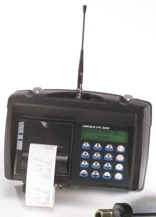 Lincoln LFC 2000 Wireless Fluid Inventory Control and Management System Totally wireless communication directly between keypad and dispense valve no hard wiring required to install system Easy to