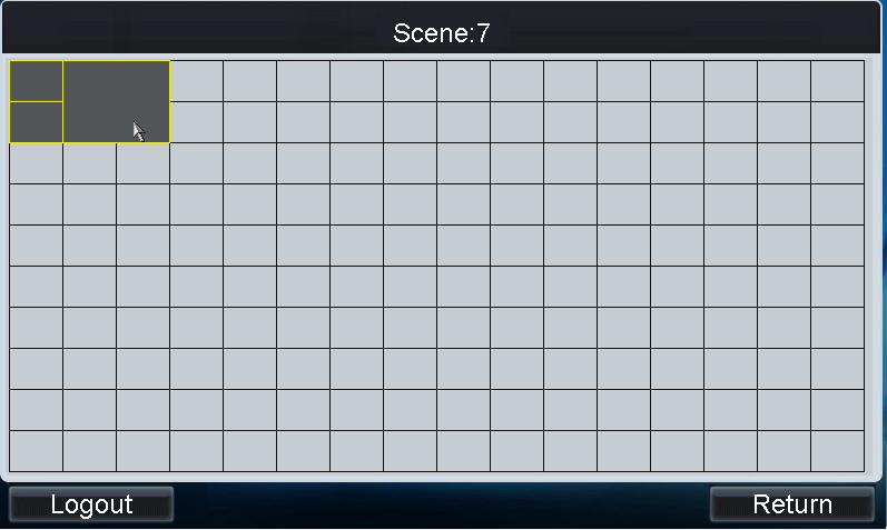 Figure 6.28 Display Video on the Splicing Video Wall Option 2 1. Tap the Scene Layout button on the Scene List interface to enter the layout of the selected scene. Figure 6.29 Scene Layout 2.