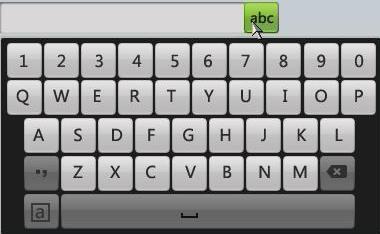 2.4 Input Method Shift Tap the icon on the soft keyboard to enter the interface for inputting the