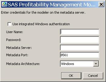 to check the Profitability Management Users in SAS Metadata Console.