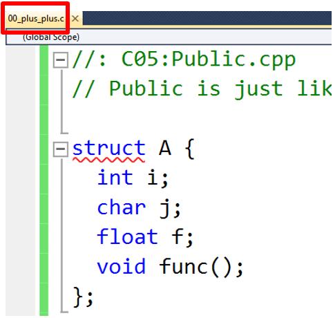 In a C program (extension.
