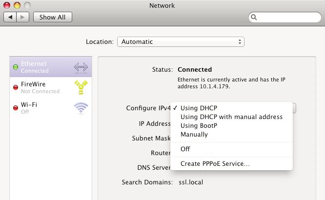Setting Up Your DAW Section 5 Network Connection Using DHCP If the Duality is being connected to the DAW workstation via a Local Area Network (LAN), a DHCP enabled router with at least 3 Ethernet