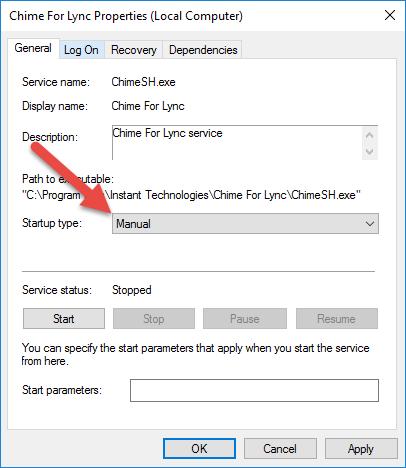 Figure 33: Chime Startup SYNCHRONIZE CHIME APPLICATION FILES Copy the following files from primary server to the secondary severs.