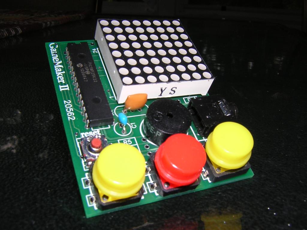 8x8 LED Matrix Driver Game PART NO. 2171031 This Game Maker II kit is a game design platform using a single color 8x8 matrix LED without the need for a shift register or expensive Arduino.